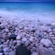 Pebble shore of Georgian Bay in winter... (thumbnail)