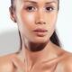 Sensual closeup portrait of a beautiful young woman... (thumbnail)