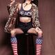 Portrait of a young woman dressed in 90s grunge fashion style... (thumbnail)