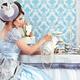 Lady at a tea party... (thumbnail)