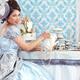 Beautiful tea party hostess... (thumbnail)