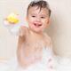 Happy little boy playing in a bubble bath... (thumbnail)