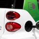 Closeup of an electric car power socket... (thumbnail)