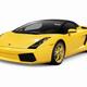 Yellow Lamborghini Gallardo Spyder sports car... (thumbnail)