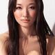 Sensual portrait of a beautiful young asian woman face... (thumbnail)