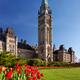 Tulips in front of The Parliament Building in Ottawa Canada... (thumbnail)