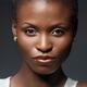 Beautiful african woman closeup face portrait... (thumbnail)