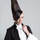 Beautiful Woman with Creative Tall Hairstyle... (thumbnail)