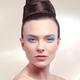 Beautiful Young Woman Portrait with Creative Hairstyle... (thumbnail)
