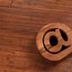 Email symbol at made on hardwood floor... (thumbnail)