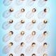 Incandescent light bulbs on blue... (thumbnail)