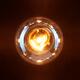 One lit incandescent light bulb... (thumbnail)