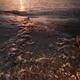 Sunset scenery of waves hitting rocks... (thumbnail)