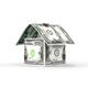 House made of ten thousand dollar bills... (thumbnail)