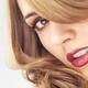 Beautiful young woman face with sensual hair... (thumbnail)