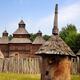 Bee Hives in front of historic Ukrainian church... (thumbnail)