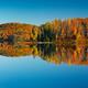 Autumn nature scenery of colorful forest reflecting in still water Can... (thumbnail)