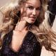 Beauty portrait of smiling woman with long blond hair... (thumbnail)