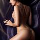 Young sexy woman back wearing lingerie... (thumbnail)