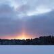 Panoramic winter nature scenery at sunset... (thumbnail)