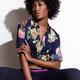 African american woman in dark blue fashionable clothes... (thumbnail)