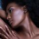 Beautiful black woman sensual face beauty portrait... (thumbnail)