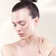 Portrait of a Beautiful Young Woman with Closed Eyes... (thumbnail)