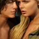 Sensual young couple faces... (thumbnail)