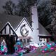 Cute family house decorated with Christmas lights... (thumbnail)