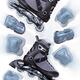 Inline skates and protective gear dynamic still life... (thumbnail)
