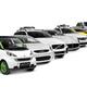 Row of different cars... (thumbnail)