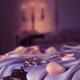 Handcuffs ropes and rose petals on bed BDSM sex romantic concept... (thumbnail)