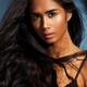 Beautiful woman with long brown hair artistic portrait... (thumbnail)