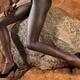 Sexy woman legs in black stiletto shoes... (thumbnail)