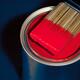Paintbrush on can with red paint... (thumbnail)