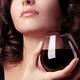 Portrait of a beautiful woman with glass of wine... (thumbnail)