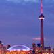 City of Toronto CN Tower at night... (thumbnail)
