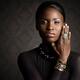 Beauty Portrait of Young Black Woman Wearing Jewellery... (thumbnail)