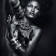 Beautiful African American Woman Wearing Jewelry... (thumbnail)