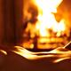 Sensual closeup of nude woman in front of fireplace... (thumbnail)