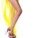 Sexy legs of woman in yellow beach dress and high heels... (thumbnail)