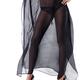 Sexy woman legs behind black sheer clothes... (thumbnail)