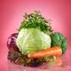 Vegetable food still life in bright colors... (thumbnail)