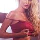 Artistic sensual portrait of woman with long blond hair Charlie Riina... (thumbnail)