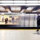 People on the platfor and arriving subway train... (thumbnail)