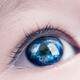 Child eye with world map reflecting in it... (thumbnail)
