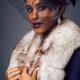 Beauty portrait of black woman with veil... (thumbnail)