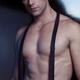 Sexy young man with necktie... (thumbnail)