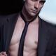 Portrait of sexy man wearing tie and jacket... (thumbnail)