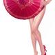 Sexy Asian woman with red oriental umbrella... (thumbnail)